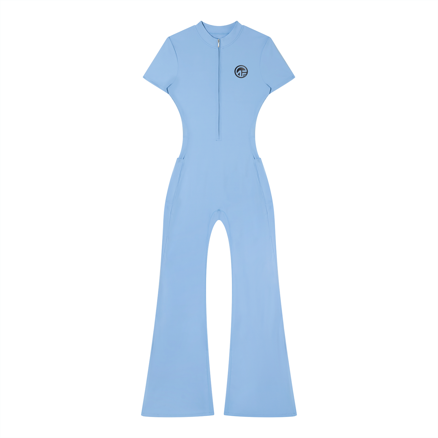 Women’s  AF Tight Flared Leg Quarter-Zip Jumpsuit