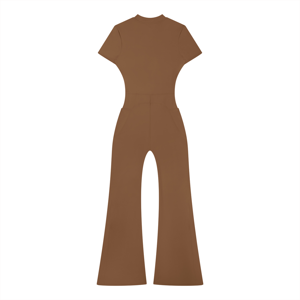 Women’s  AF Tight Flared Leg Quarter-Zip Jumpsuit