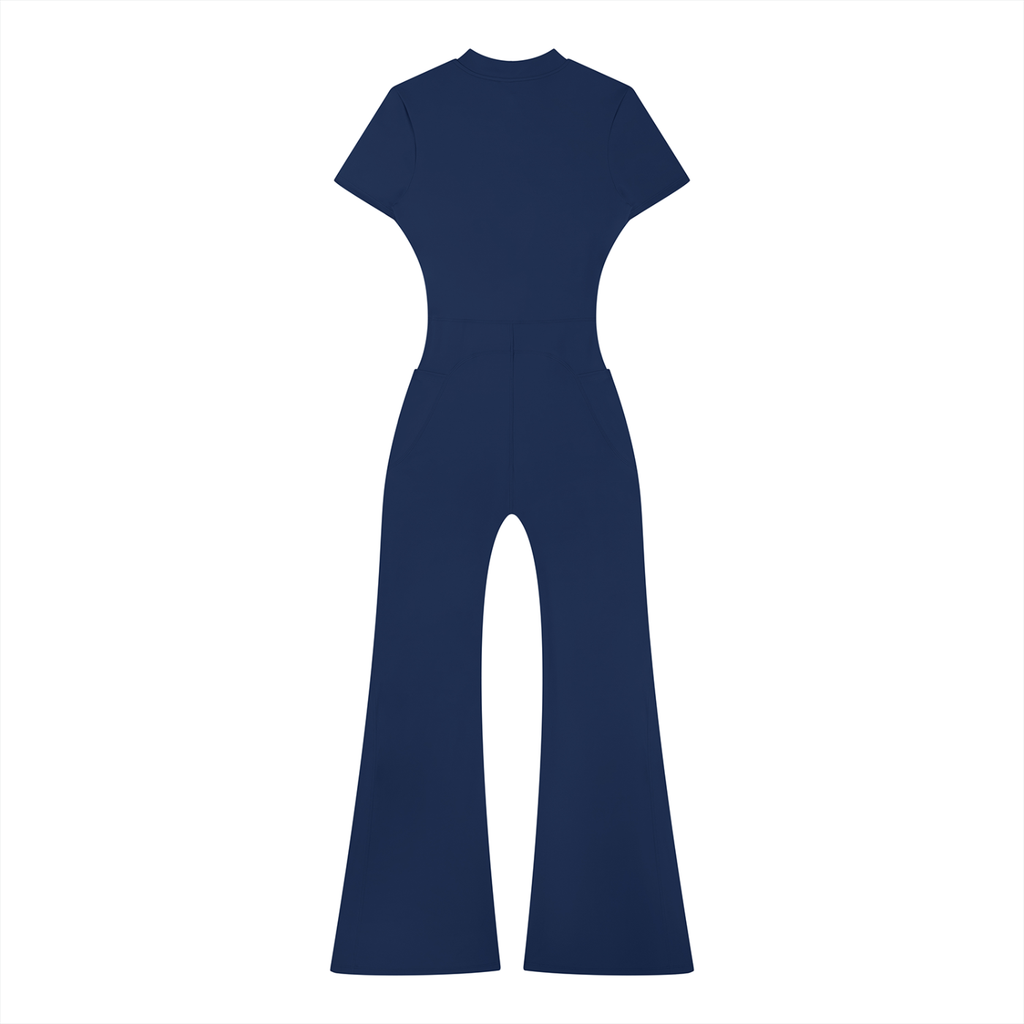 Women’s  AF Tight Flared Leg Quarter-Zip Jumpsuit