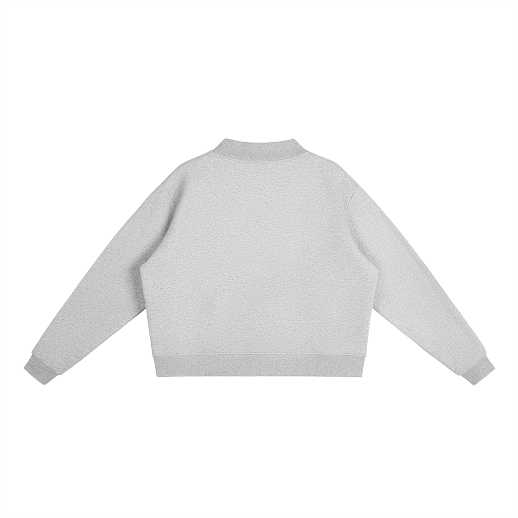 AF College Fleece Mock-Neck Crew Sweatshirt