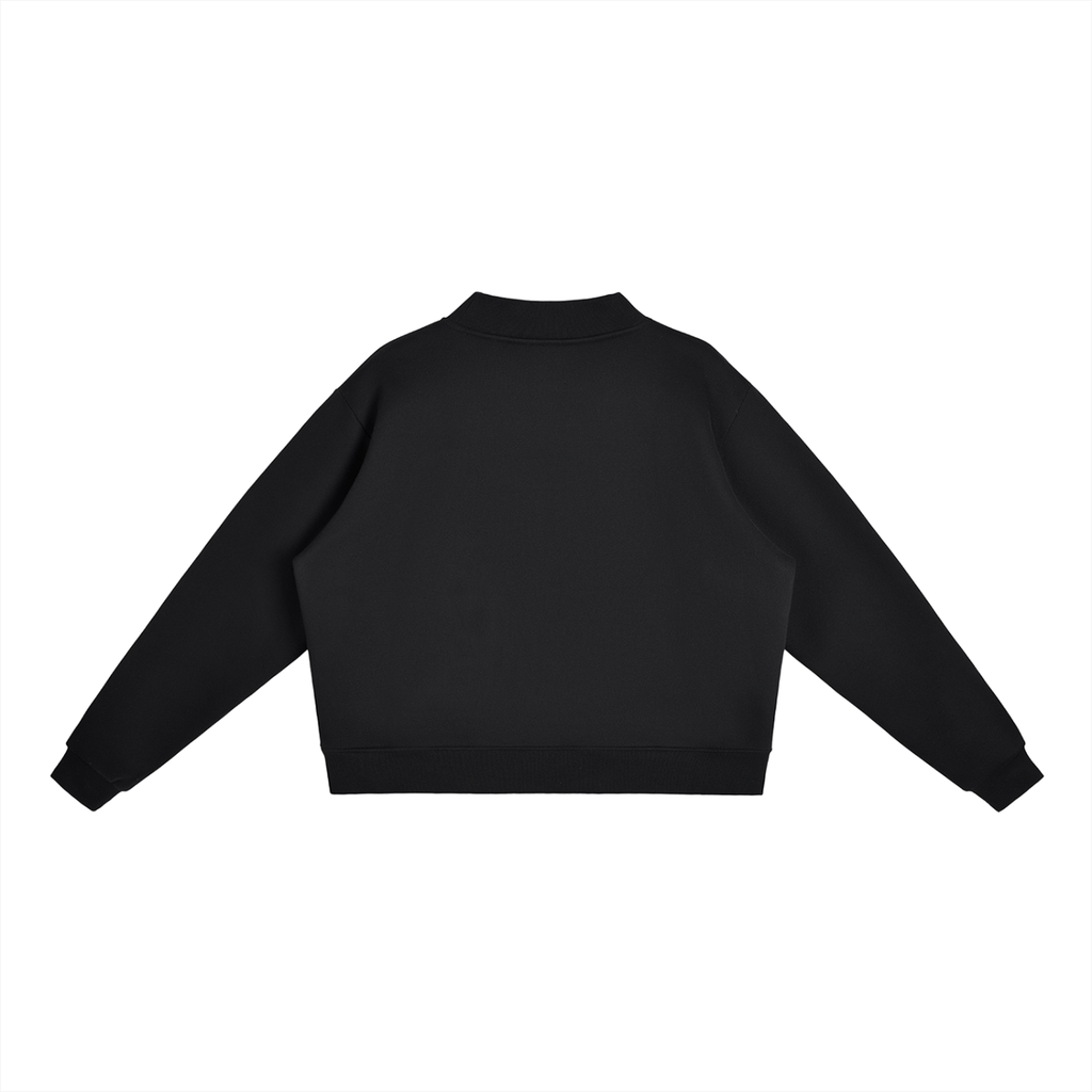 AF College Fleece Mock-Neck Crew Sweatshirt