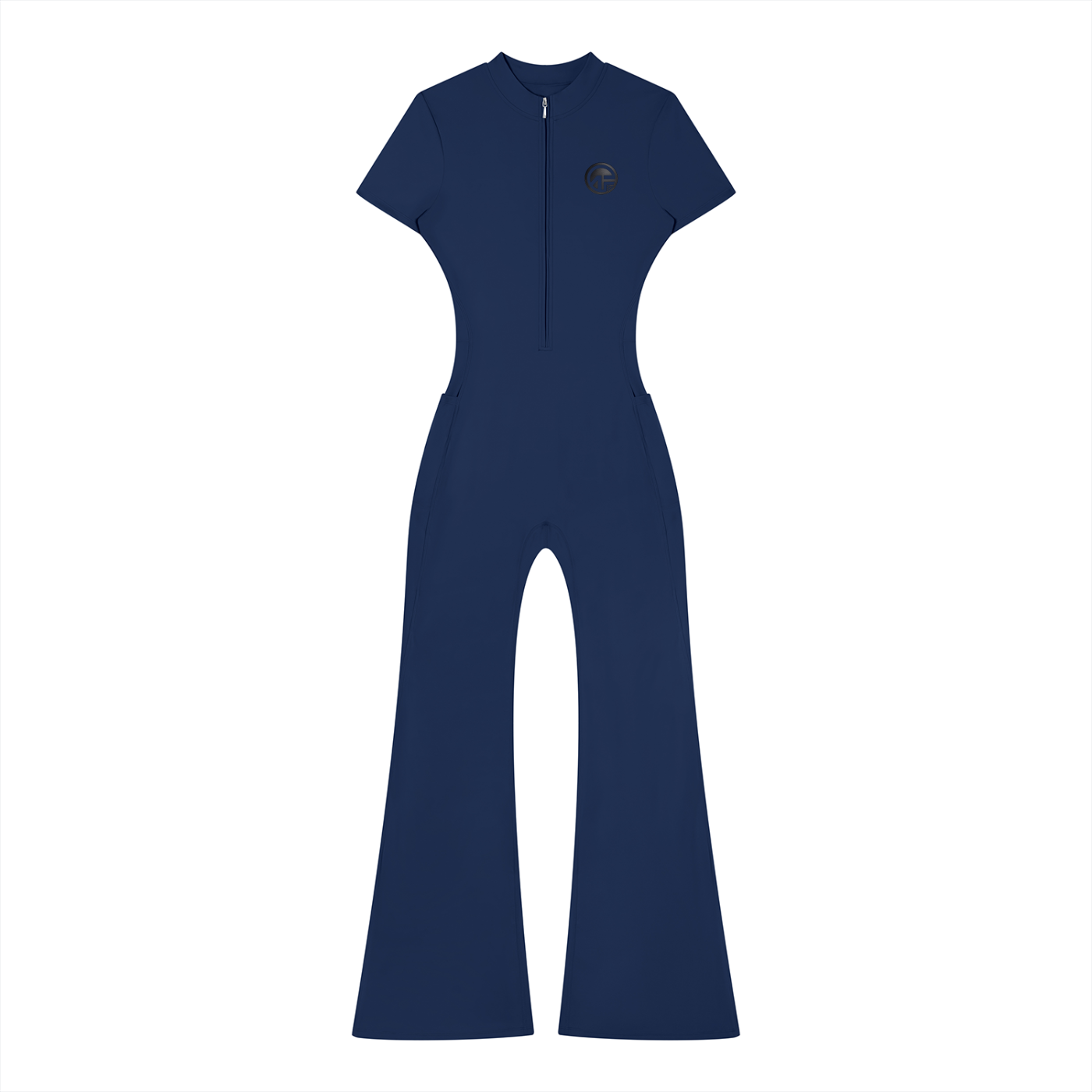 Women’s  AF Tight Flared Leg Quarter-Zip Jumpsuit