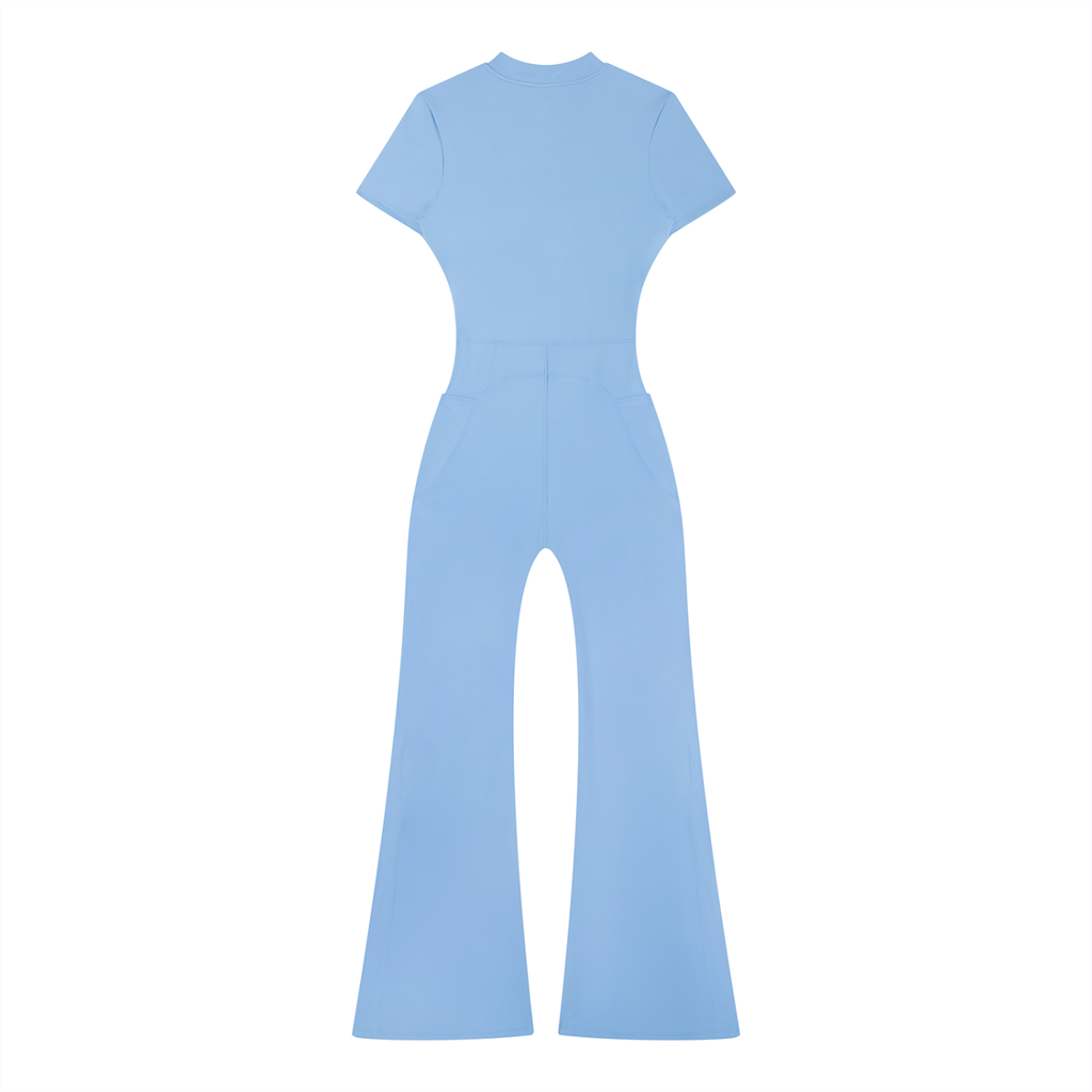 Women’s  AF Tight Flared Leg Quarter-Zip Jumpsuit