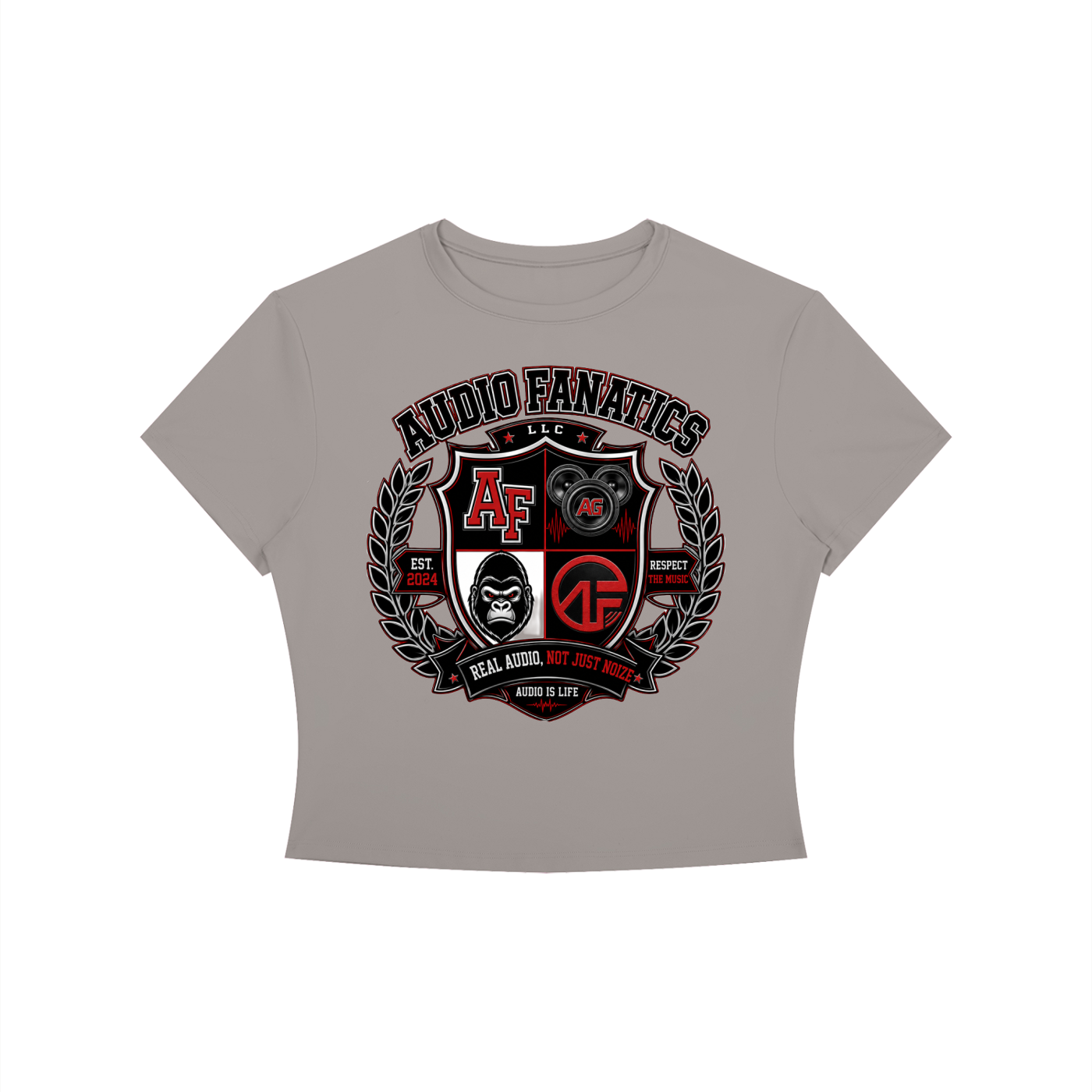 AF College Women's Crewneck Crop T-Shirt