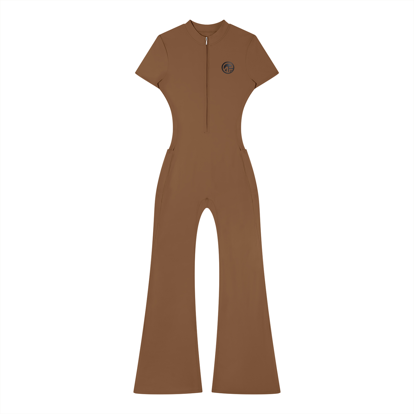 Women’s  AF Tight Flared Leg Quarter-Zip Jumpsuit