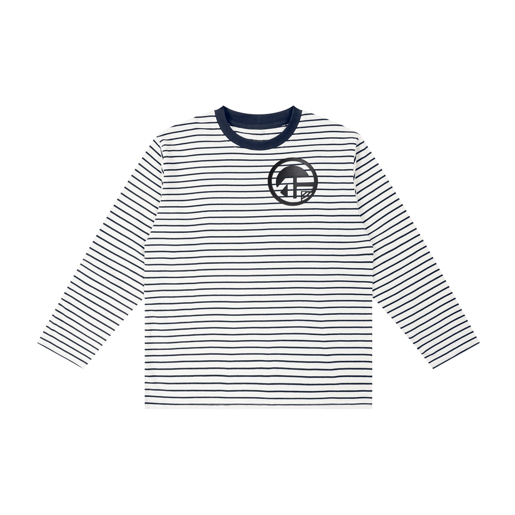 Kid's AF Striped Long Sleeve T-Shirt
