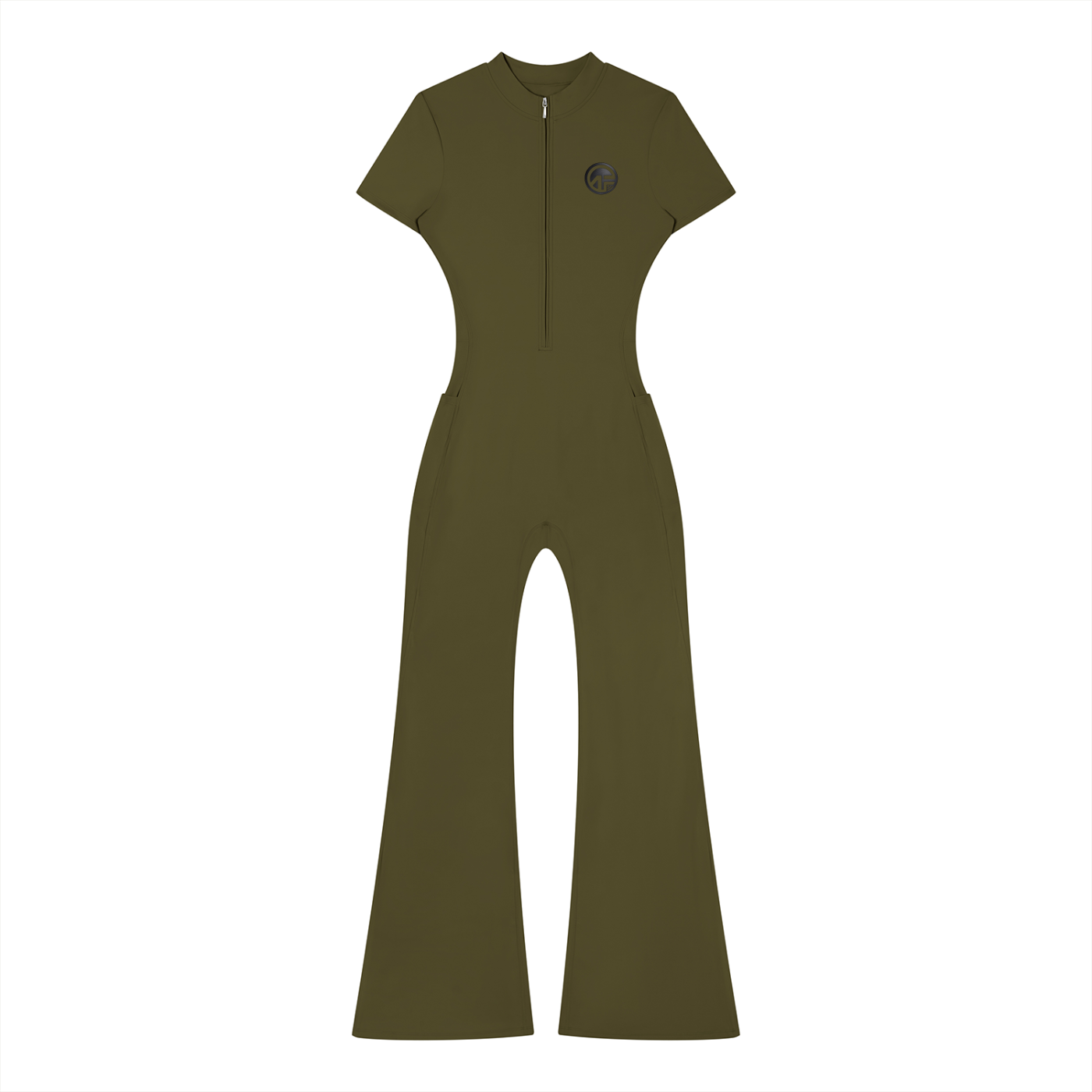 Women’s  AF Tight Flared Leg Quarter-Zip Jumpsuit