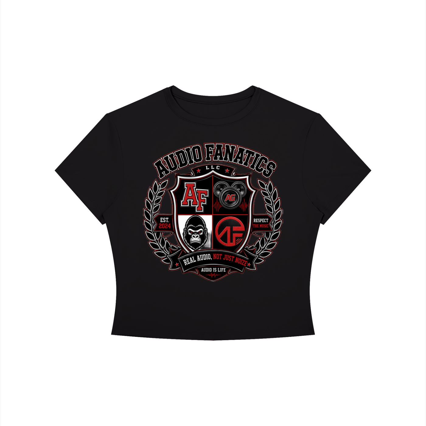 AF College Women's Crewneck Crop T-Shirt