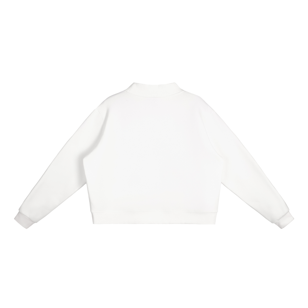 AF College Fleece Mock-Neck Crew Sweatshirt