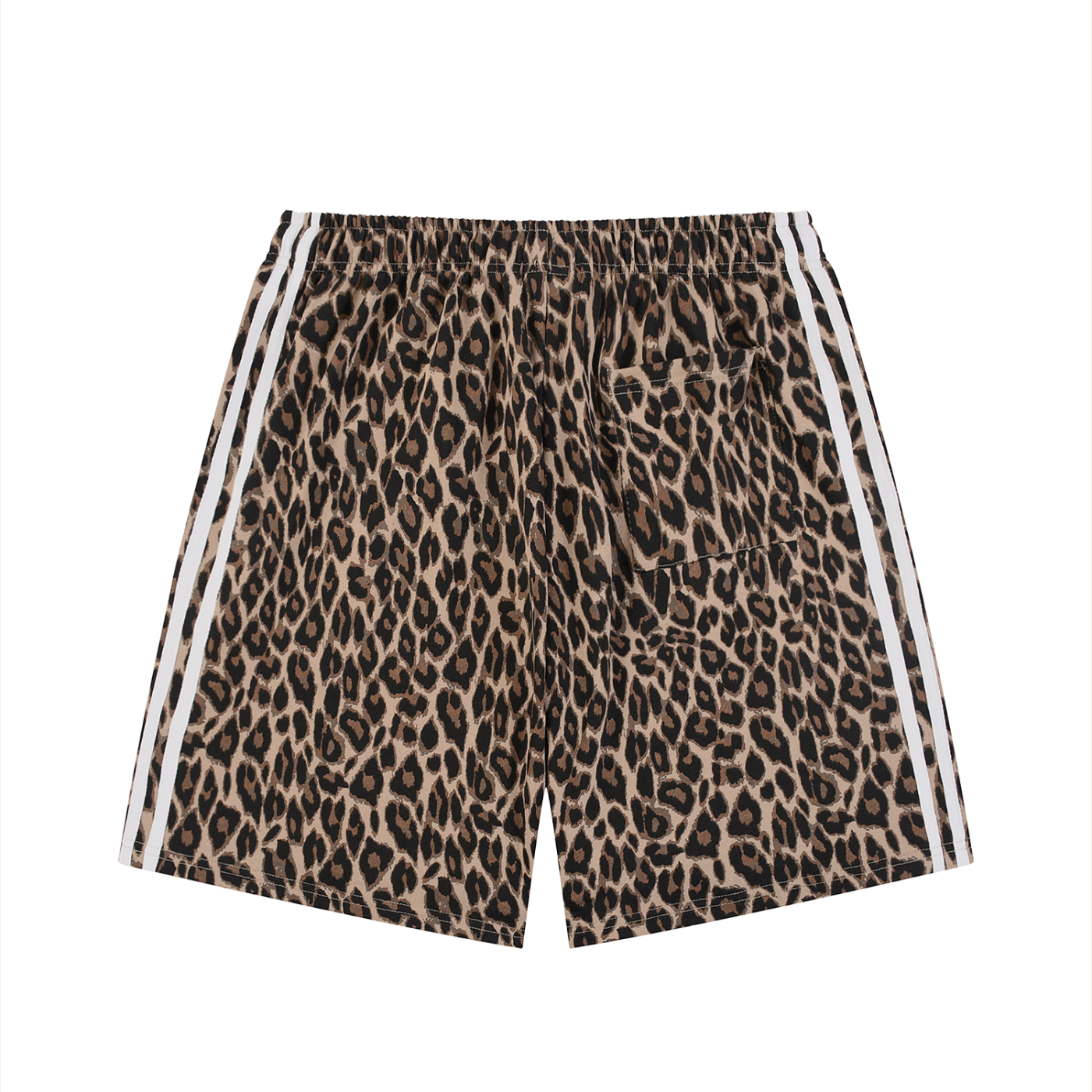 "4 cash" Heavyweight Leopard Drawstring Shorts