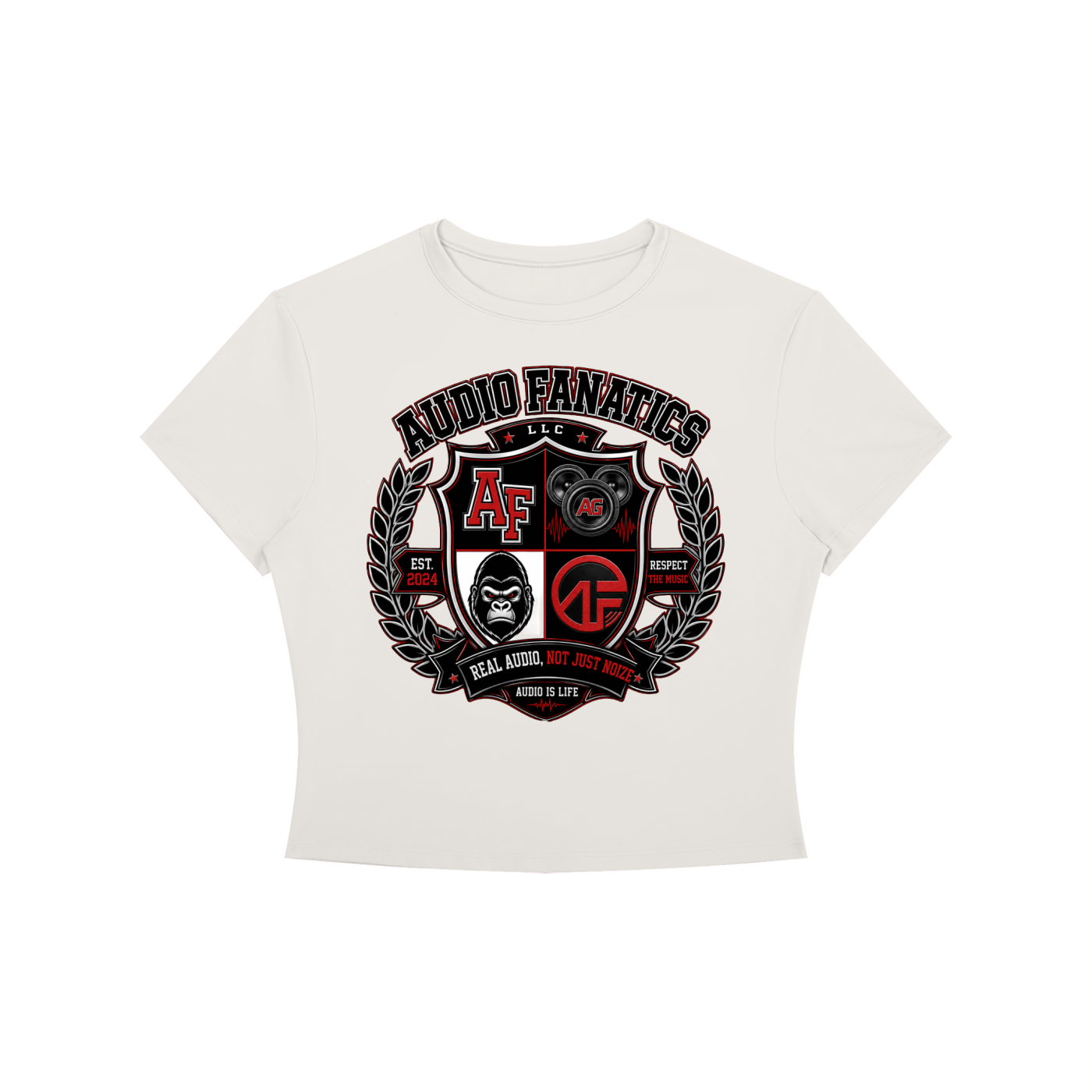 AF College Women's Crewneck Crop T-Shirt